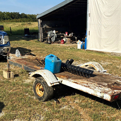 Flatbed bumper pull utility - pull,