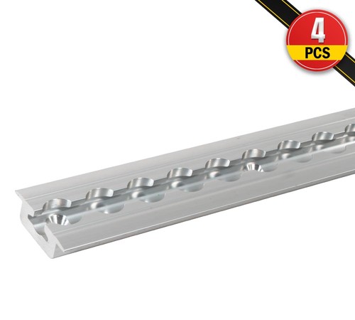 4pk 4ft flanged track - 4ft, l-track